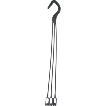Pakabinamas vazonas su kabliu (23 cm skersmens) (rudos spalvos) Pakabinamas vazonas su kabliu (23 cm skersmens) (rudos spalvos)